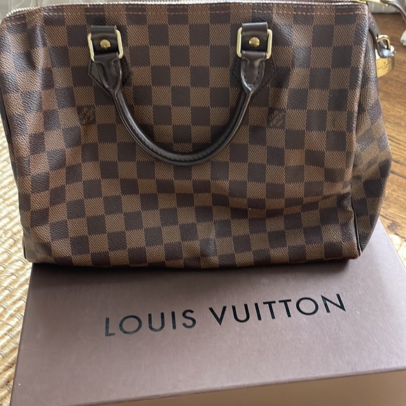 Louis Vuitton Speedy 30 Damien Ebene - Picture 9 of 10